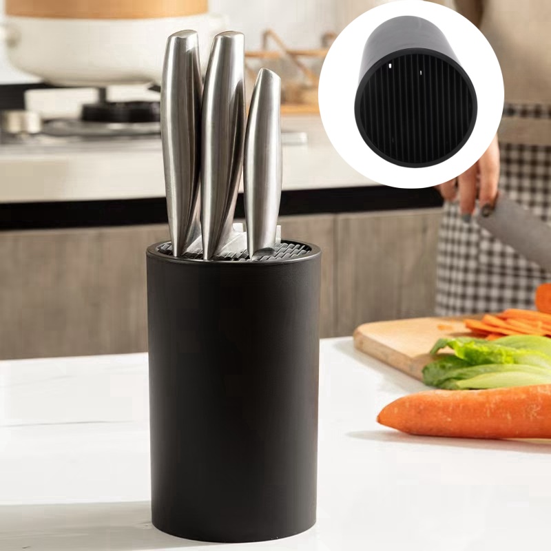 Kitchen Gadgets Storage Ideas - Knife Holder Inserted Knives Storage Stand