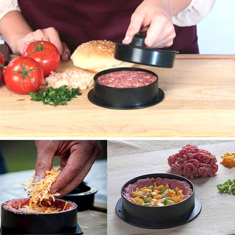 Round Hamburger Presses Burger - đánh giá và giá Kitchen Helper Gadgets