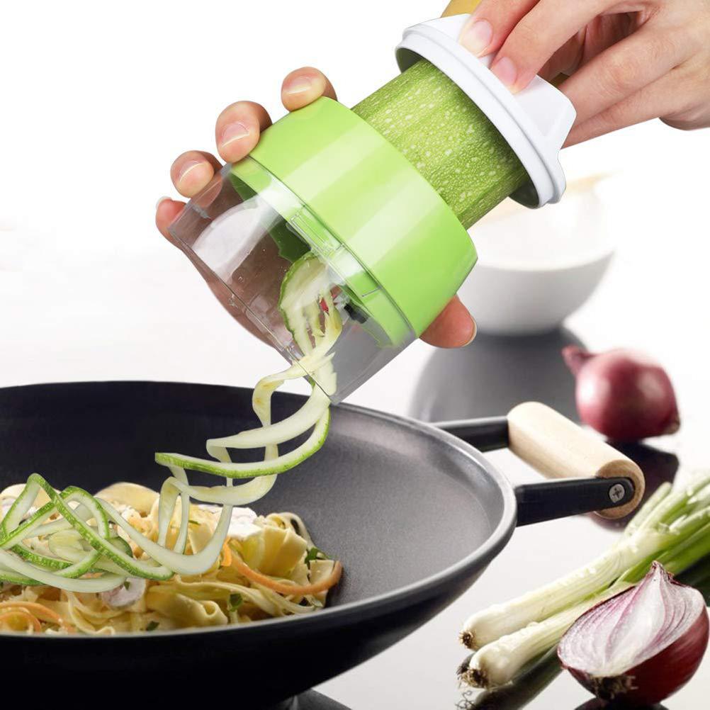 Vegetable Cutter Manual Spiral - đánh giá và giá Kitchen Gadgets Vegetable Cutter
