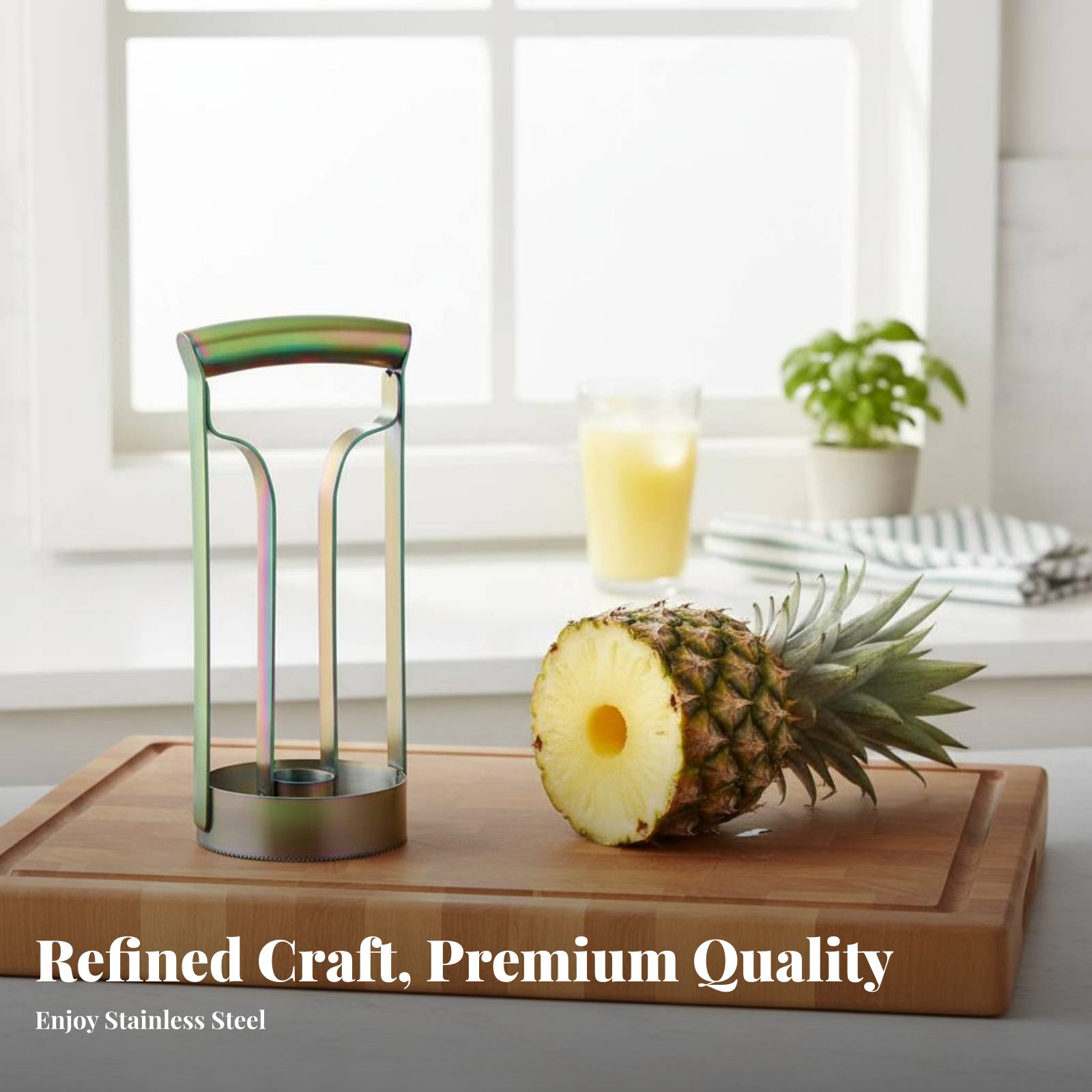 Stainless Steel Pineapple Cutt - đánh giá và giá Kitchen Gadgets Vegetable Cutter