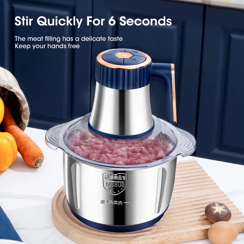 5L Electric Meat Grinders 304  - đánh giá và giá Kitchen Gadgets Vegetable Chopper