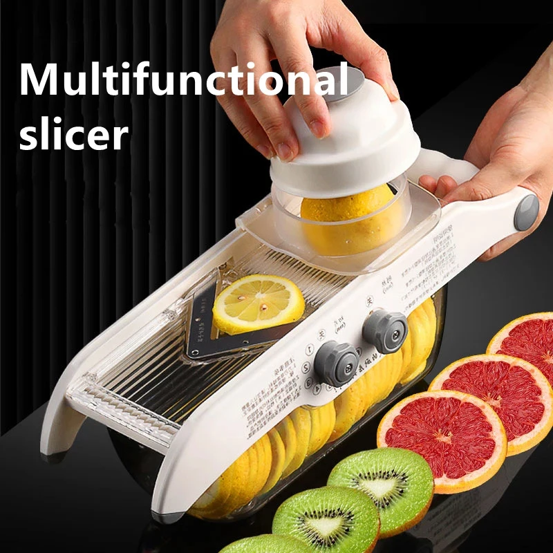 Multifunctional Lemon Slicer V - đánh giá và giá Household Kitchen Gadgets Vegetable Cutter Silk Cutter