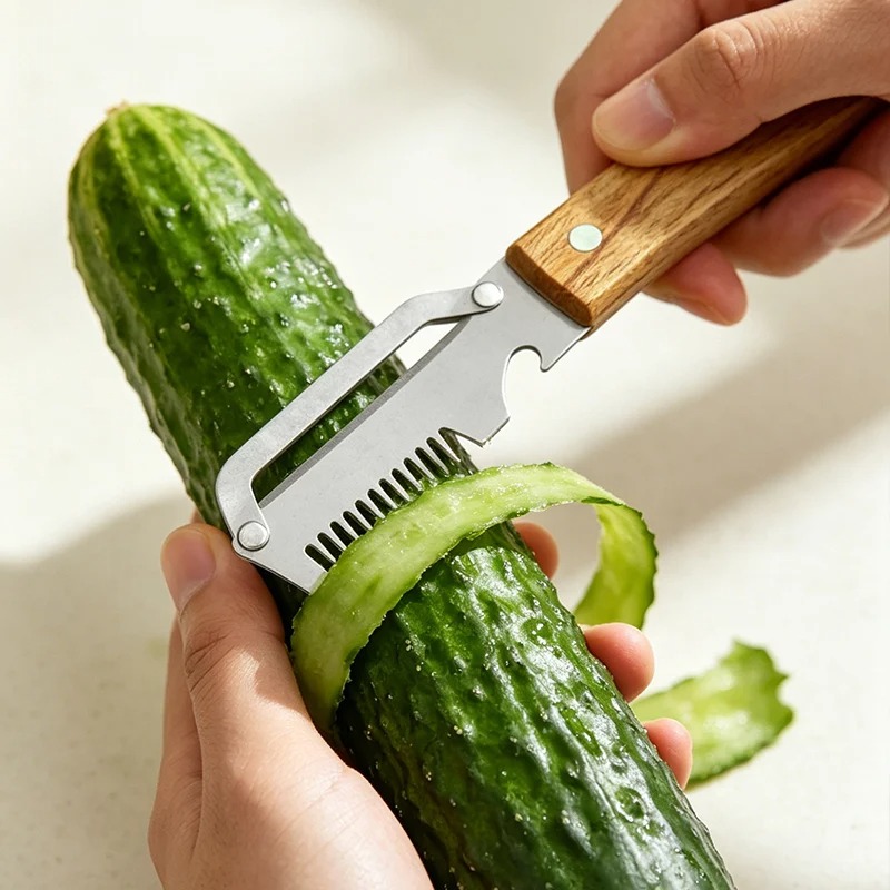 Multi-functional Peeler Stainl - đánh giá và giá Household Kitchen Gadgets Vegetable Cutter Silk Cutter