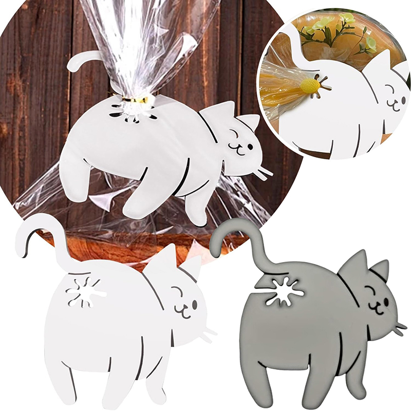Funny Cat Butt Bread Clip 3D P - đánh giá và giá Kitchen Gadgets To 3D Print