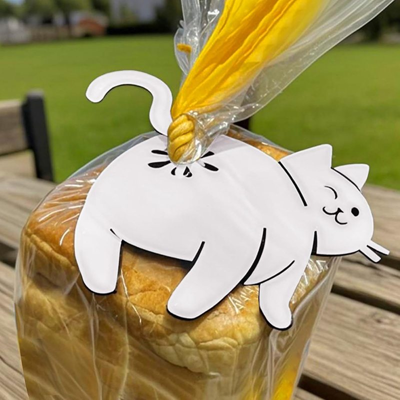 Funny Cat Butt Bread Clip 3D P - đánh giá và giá Kitchen Gadgets To 3D Print