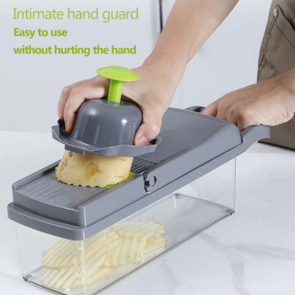 Vegetable Cutter Multifunction - đánh giá và giá Household Kitchen Gadgets Vegetable Cutter Silk Cutter