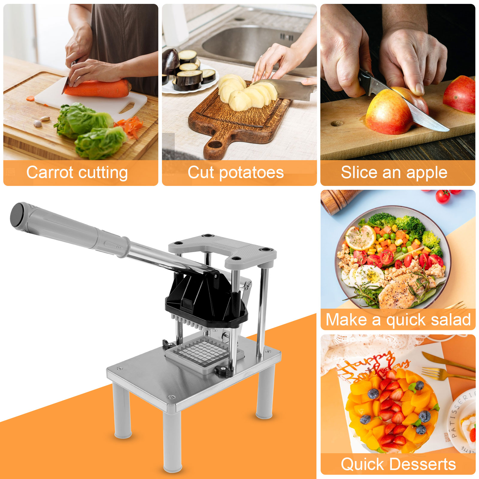 Commercial Vegetable Fruit Cho - đánh giá và giá Kitchen Gadgets Vegetable Chopper