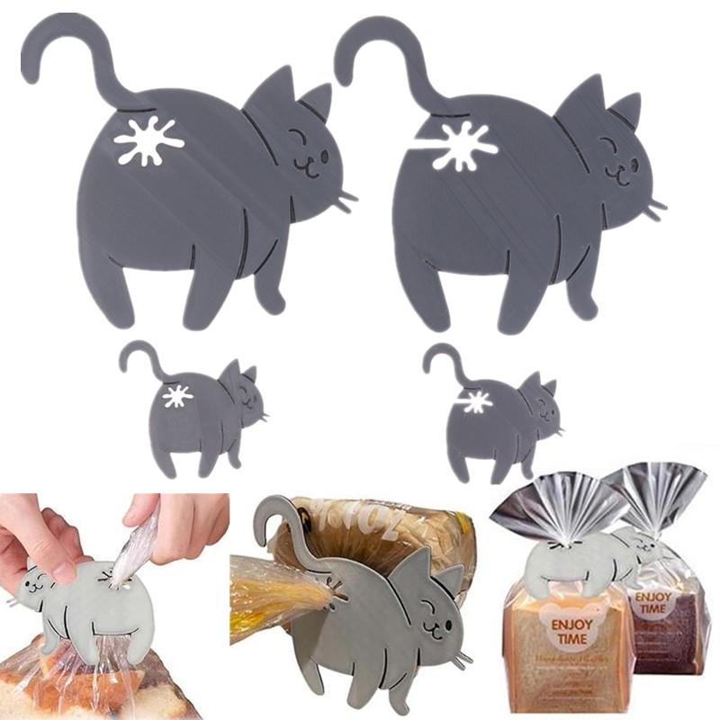 3D Printed Cat Bread Clip Bag  - đánh giá và giá Kitchen Gadgets To 3D Print