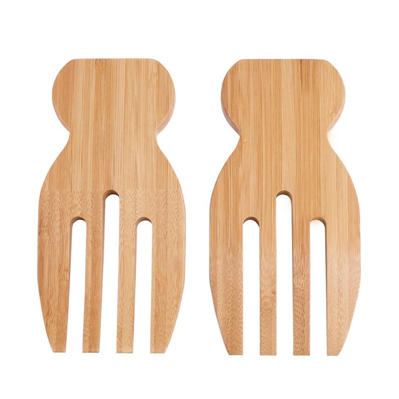 2Pcs Salad Hands Bamboo Salad  - đánh giá và giá Kitchen Helper Gadgets