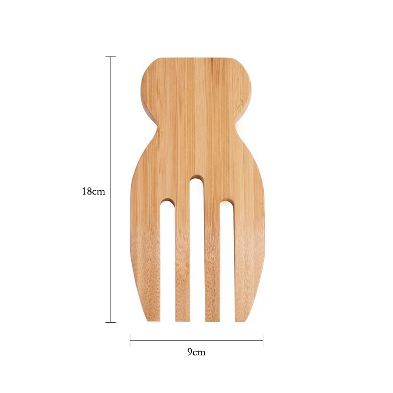2Pcs Salad Hands Bamboo Salad  - đánh giá và giá Kitchen Helper Gadgets