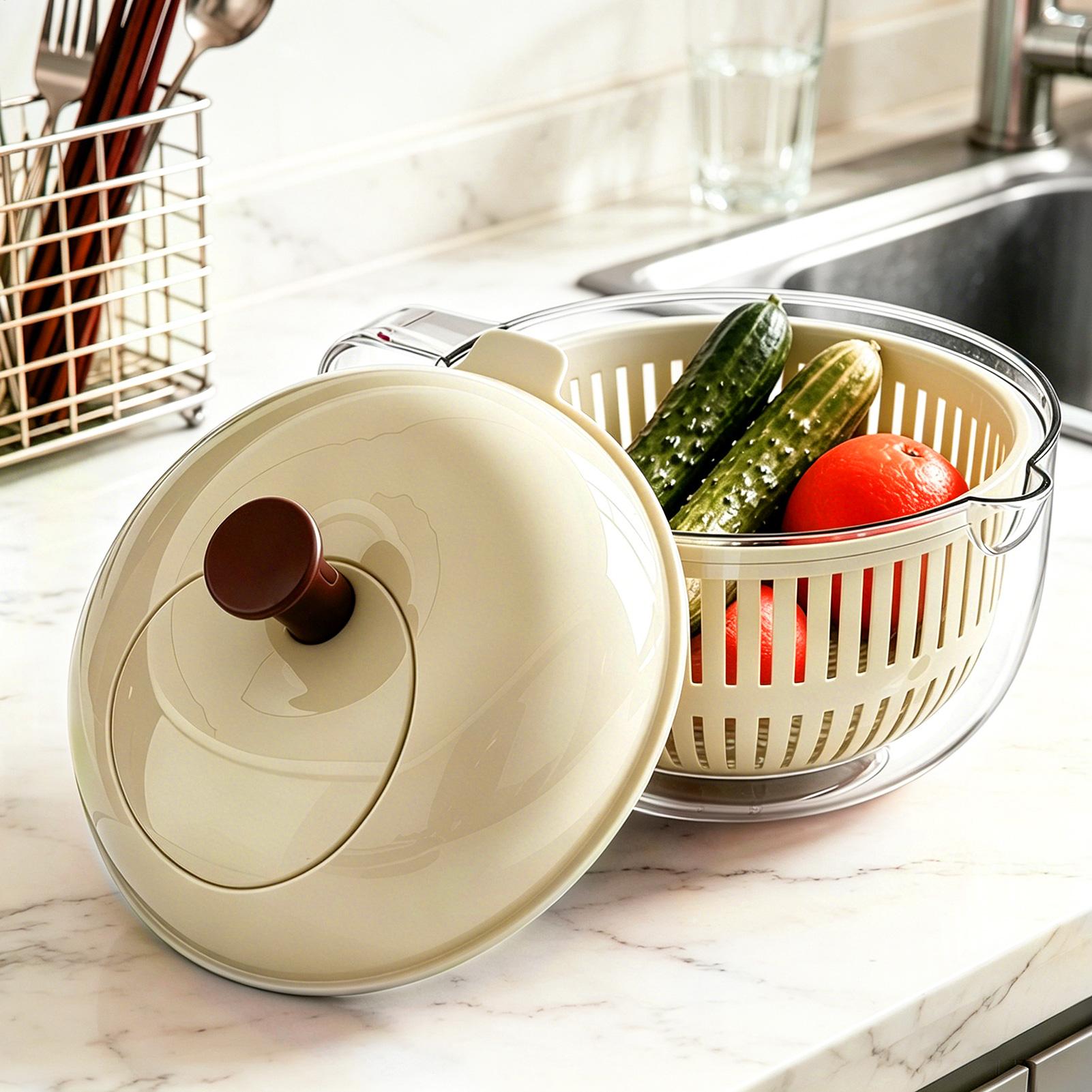 Apples Design Vegetable Washer - đánh giá và giá Salad Spinner