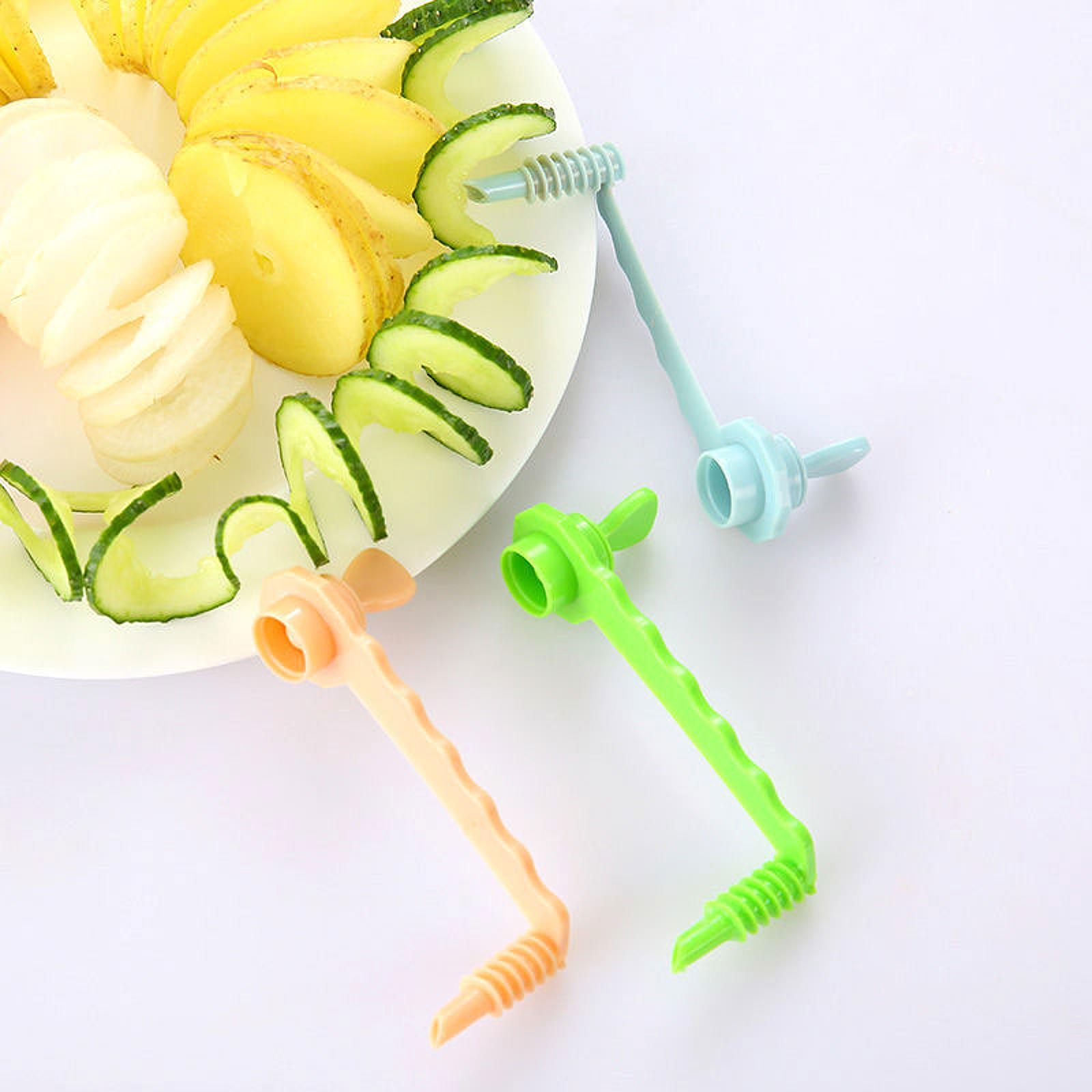 3 Pieces Spiral Potato Cutter  - đánh giá và giá Kitchen Gadgets Vegetable Cutter