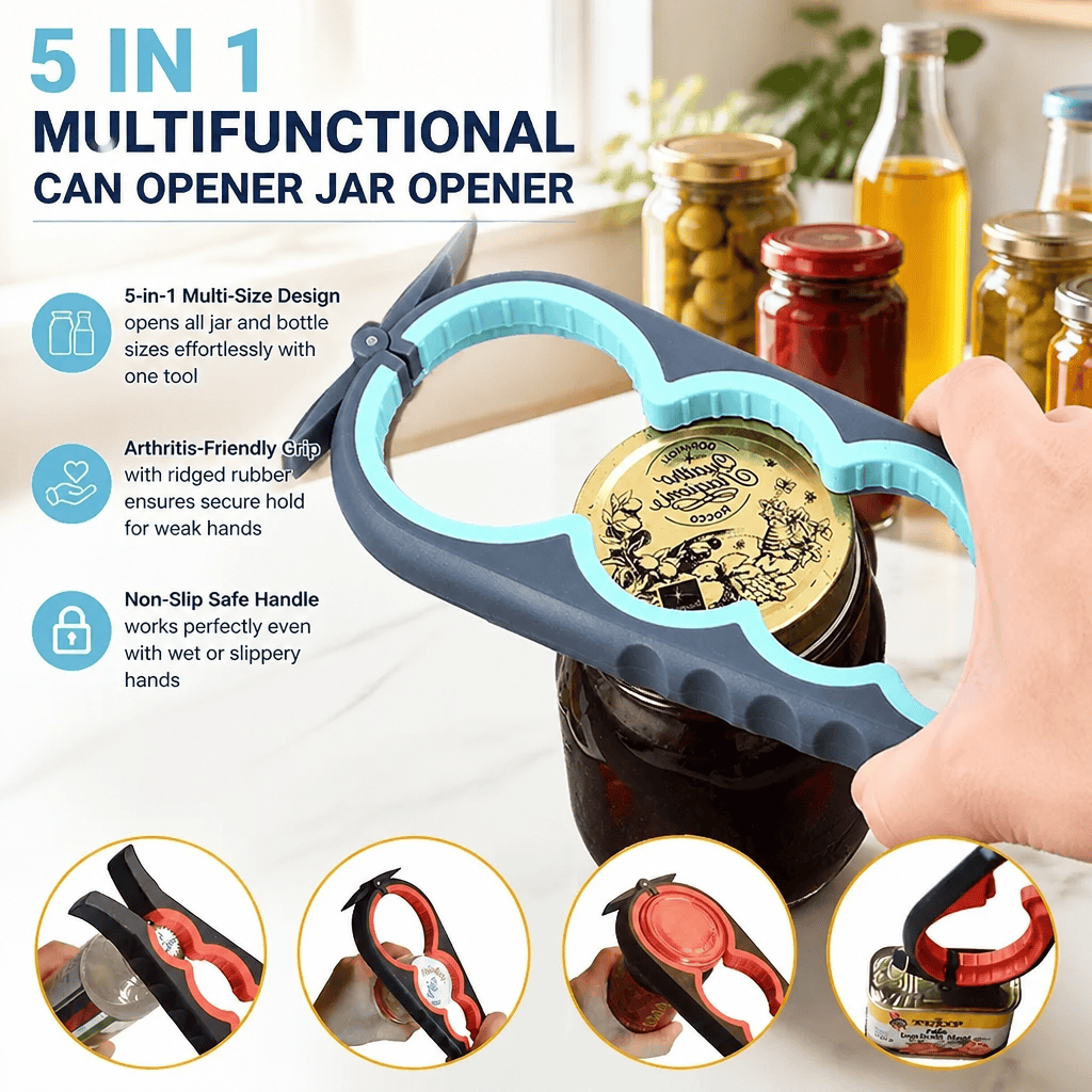 Jar Opener 5 In 1 Bottle Opene - đánh giá và giá Kitchenaid Kitchen Gadgets