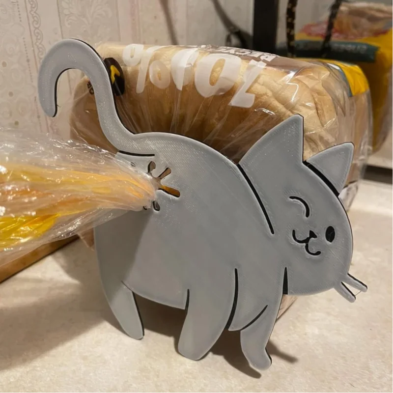 Bag Clips 3d Printed Cat Butt  - đánh giá và giá Kitchen Gadgets To 3D Print