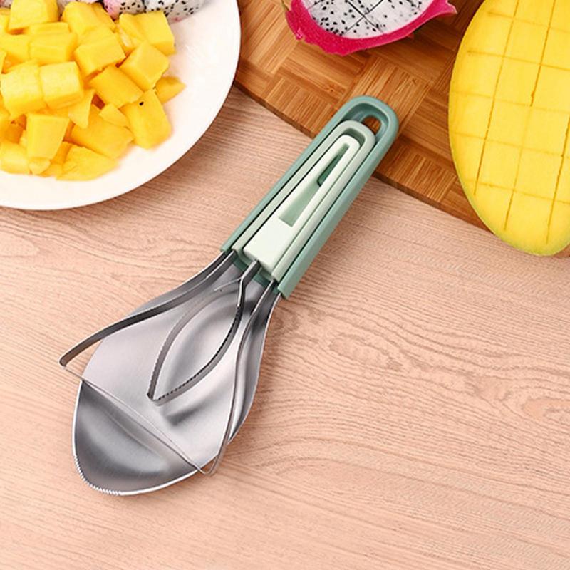 3in1 Mango Peeling Cutting Kni - đánh giá và giá Avocado Slicer Tool