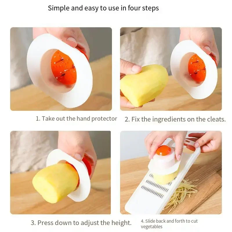 Grater Vegetables Slicer Carro - đánh giá và giá Household Kitchen Gadgets Vegetable Cutter Silk Cutter