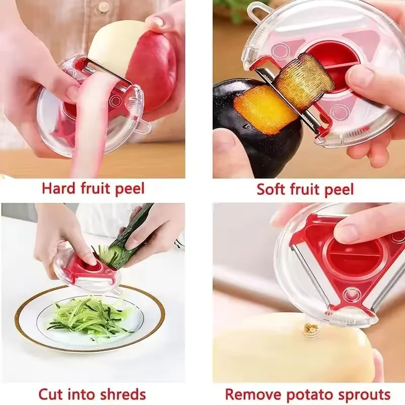1PC Trio Peeler Set Vegetable  - đánh giá và giá Kitchen Gadgets Vegetable Cutter