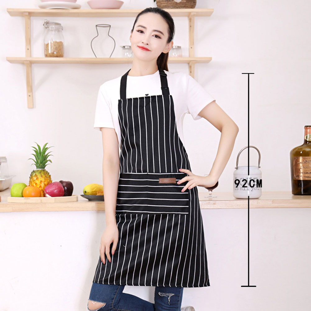 Striped Bib Apron For Men Wome - đánh giá và giá Kitchen Helper Gadgets