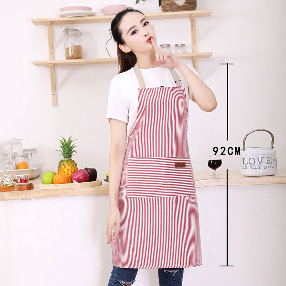 Striped Bib Apron For Men Wome - đánh giá và giá Kitchen Helper Gadgets