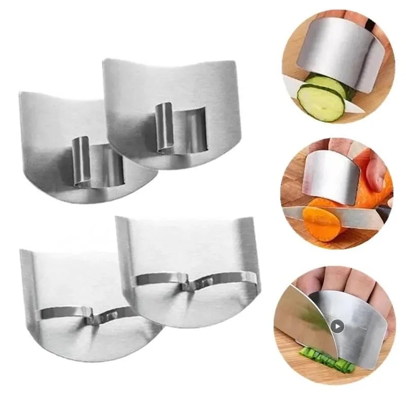 1-6Pcs Stainless Steel Finger  - đánh giá và giá Kitchen Gadgets Cutting Tools