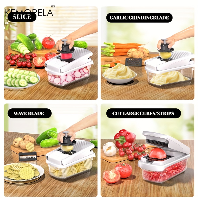 14/15 in 1 Multifunctional Veg - đánh giá và giá Kitchen Gadgets Vegetable Chopper