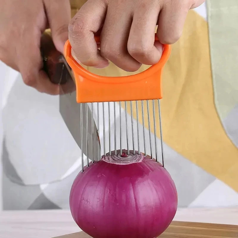 Stainless Steel Onion Cutter H - đánh giá và giá Kitchen Gadgets Cutting Tools
