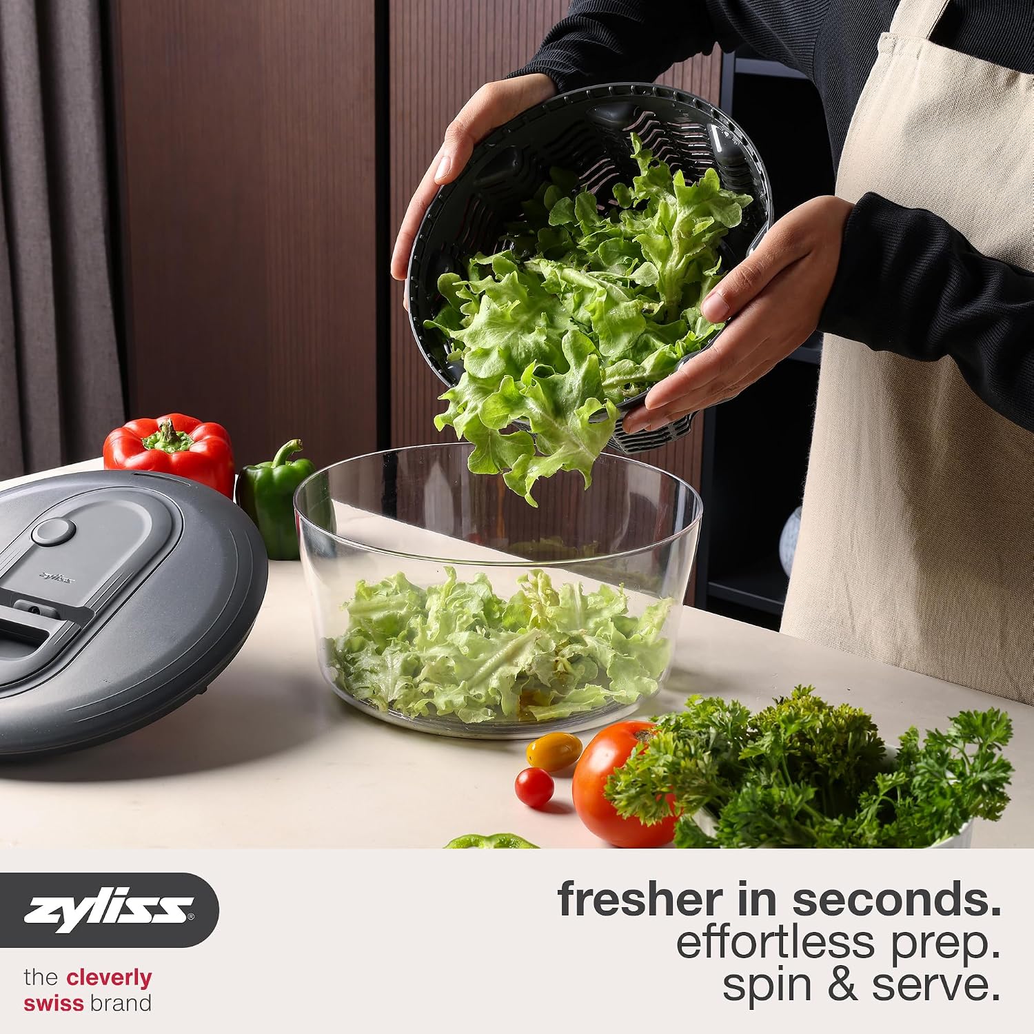 Small Pull‑Handle Salad Spinne - đánh giá và giá Salad Spinner