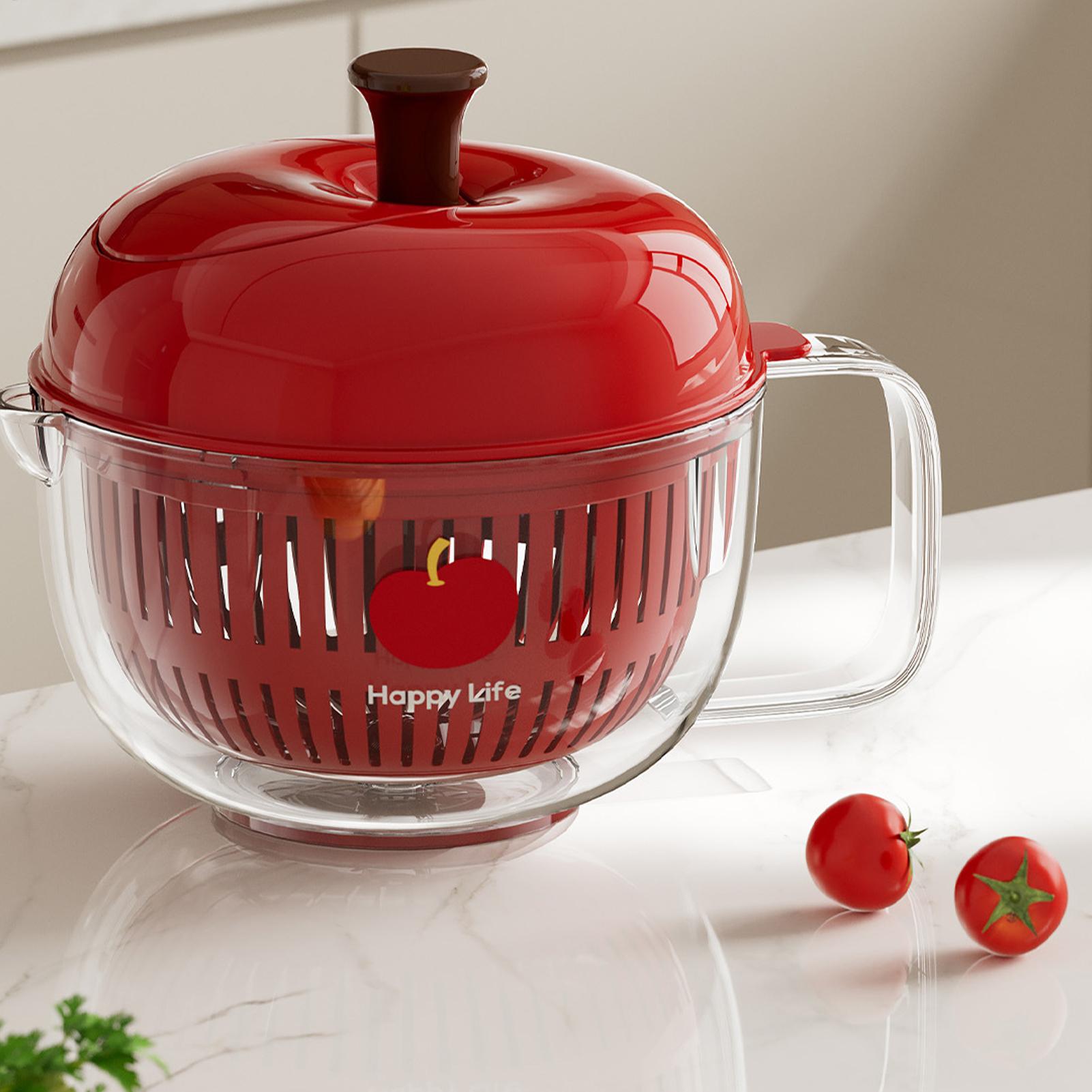 Fruit Cleaner Bowl Strainer Cl - đánh giá và giá Salad Spinner