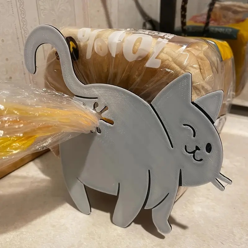 2pcs Funny Cat Butt Bag Clip,  - đánh giá và giá Kitchen Gadgets To 3D Print