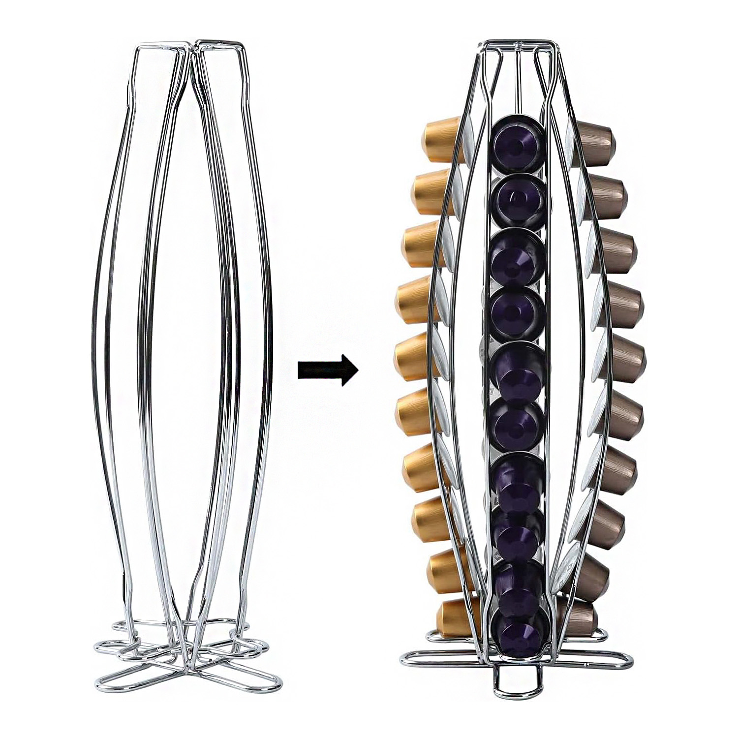 Lorena Rotating Coffee Pod Hol - đánh giá và giá Kitchen Gadgets Storage Ideas