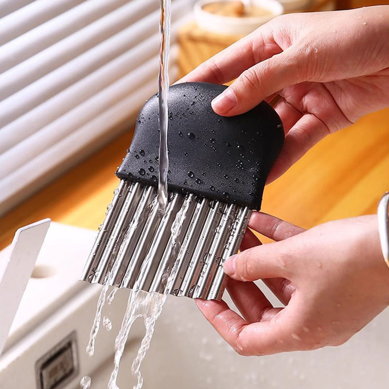 Stainless Steel Crinkle Cutter - đánh giá và giá Kitchen Gadgets Vegetable Cutter