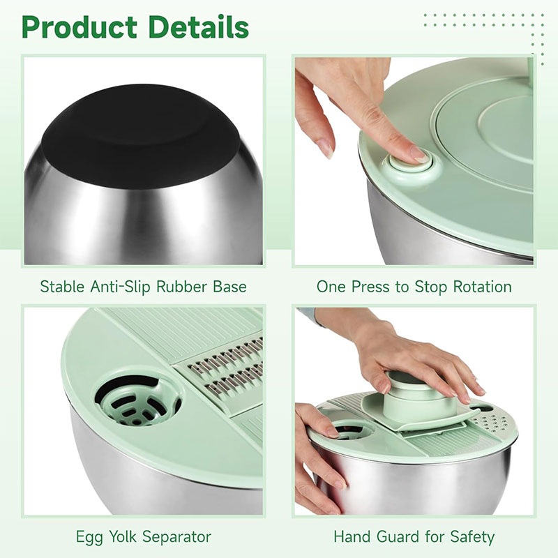 Stainless Steel Salad Spinner  - đánh giá và giá Salad Spinner