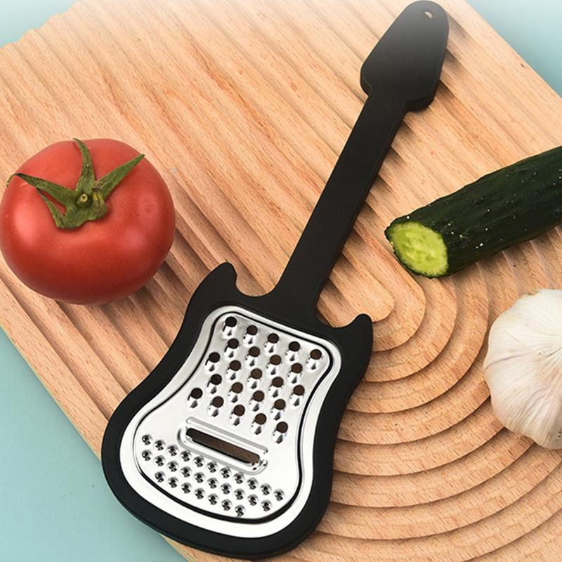 Guitar Shape Cheese Grater Mul - đánh giá và giá Household Kitchen Gadgets Vegetable Cutter Silk Cutter